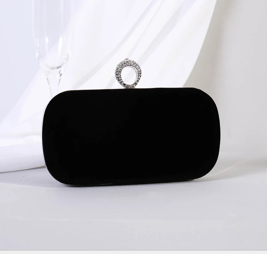 Vintage Rhinestone Bridal Wedding Clutch Bag