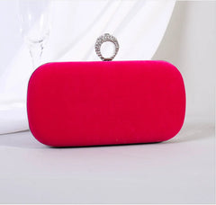 Vintage Rhinestone Bridal Wedding Clutch Bag