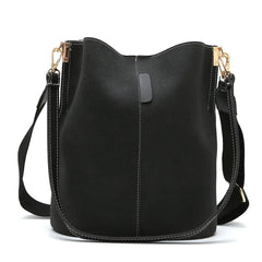 Vintage Nubuck PU Leather Messenger Bags for Women Large Capacity