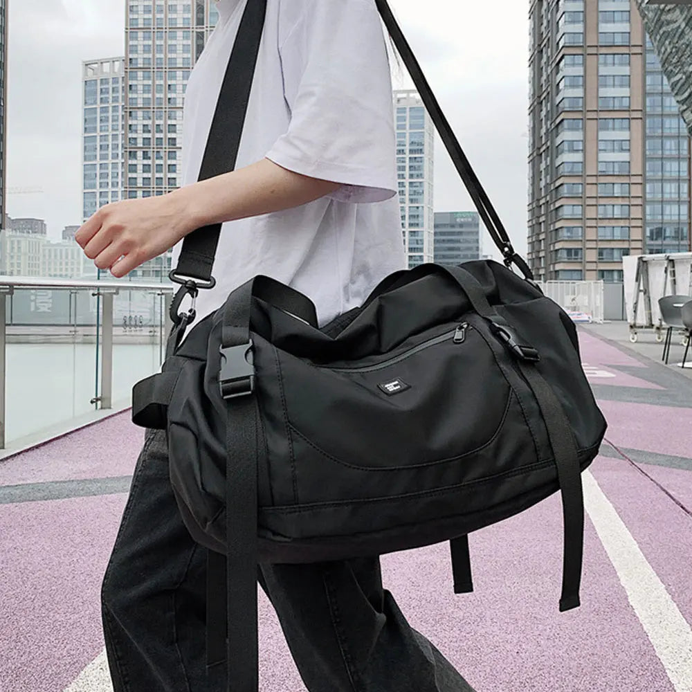 Large Capacity Sports Gym Bag Shoulder Duffel Outdoor Luggage