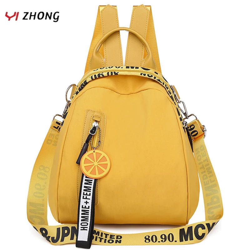 YIZHONG Nylon Mini Backpack for Women Small Travel Backpack Purse