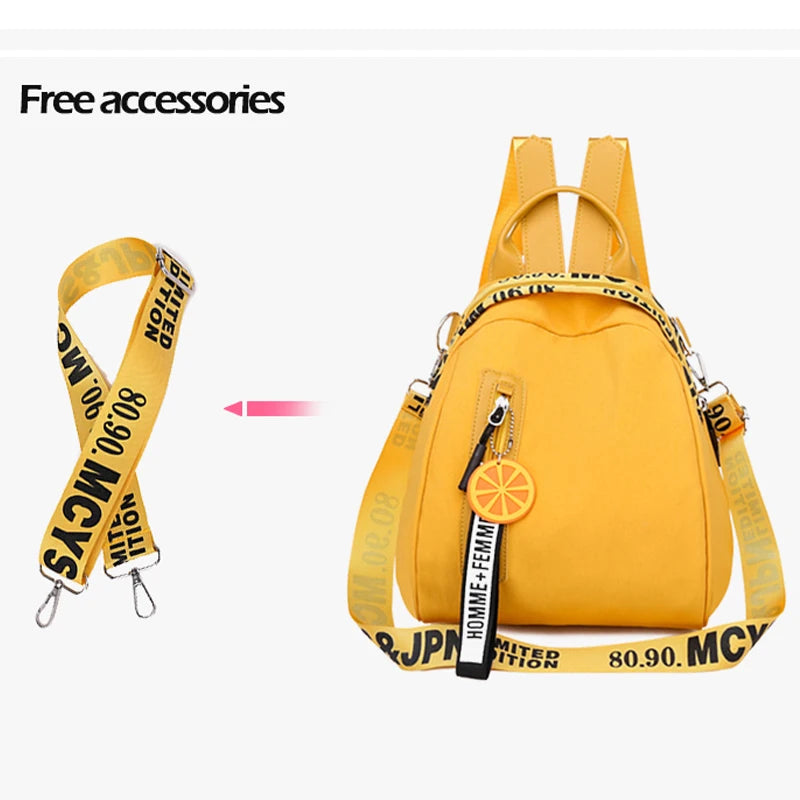 YIZHONG Nylon Mini Backpack for Women Small Travel Backpack Purse