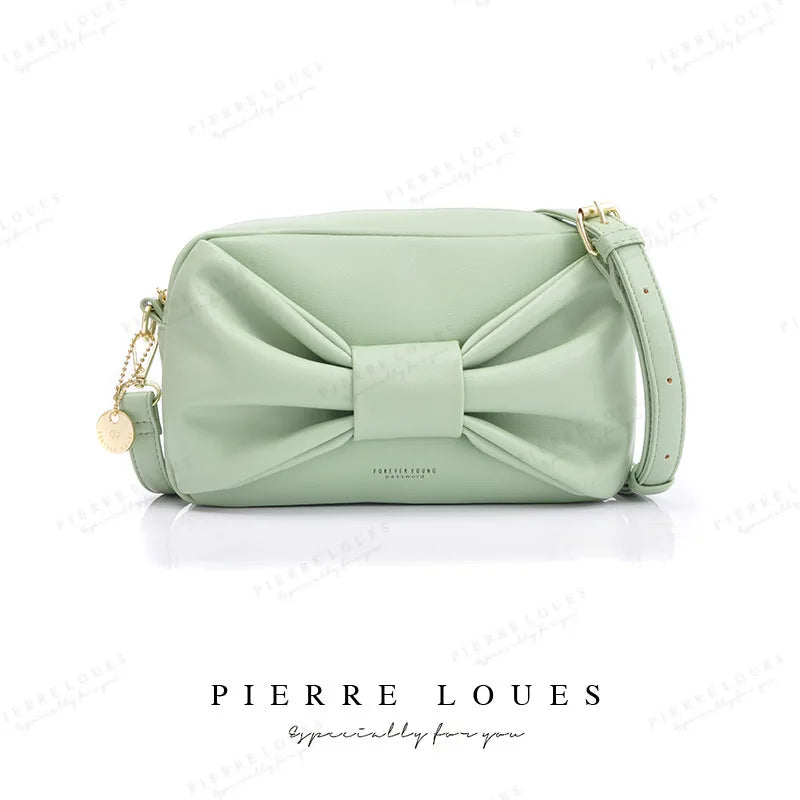 YIZHONG Pillow Casual Bow Handbags Women Bags Large Capacity Satchels