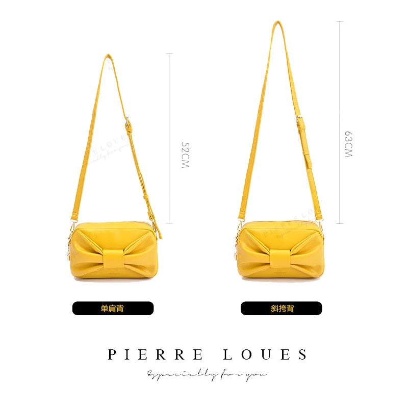 YIZHONG Pillow Casual Bow Handbags Women Bags Large Capacity Satchels