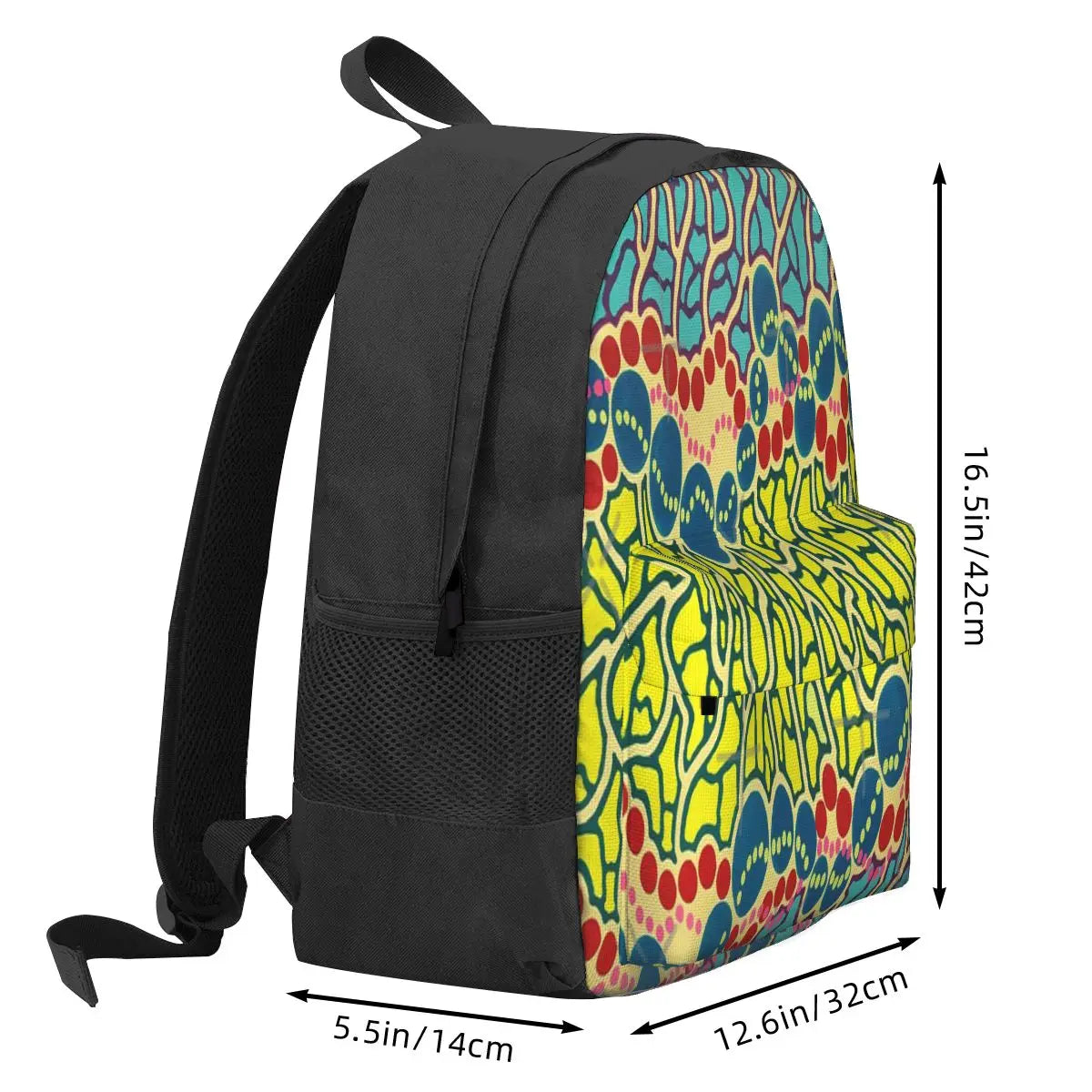 Yayoi Kusama Backpacks Men's Waterproof Travel Bag