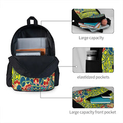 Yayoi Kusama Backpacks Men's Waterproof Travel Bag