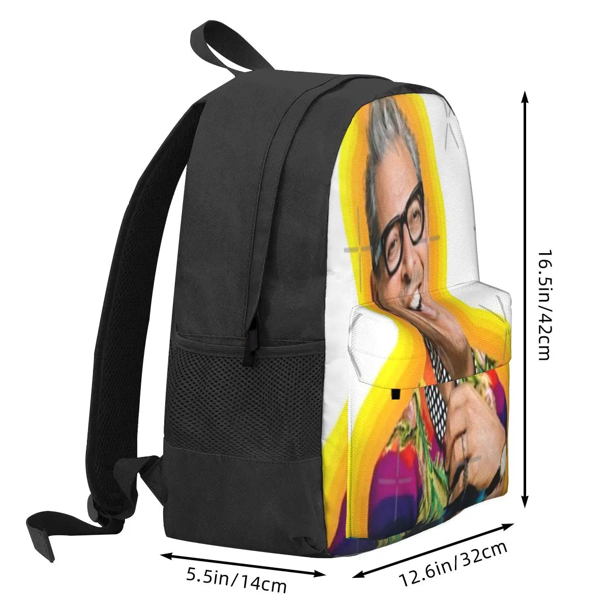 Yellow Fun 1 Backpack Men's/Women's Plain Bag Female Backpack