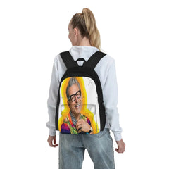 Yellow Fun 1 Backpack Men's/Women's Plain Bag Female Backpack