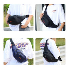 Men Waist Bag Casual Functional Money Phone Pouch Belt Bag