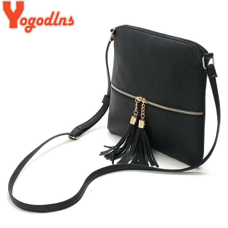 Vintage Tassels Shoulder Bag Retro Crossbody Bag Patchwork
