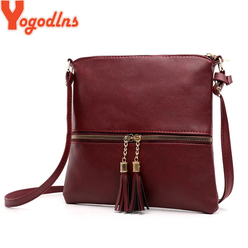 Vintage Tassels Shoulder Bag Retro Crossbody Bag Patchwork