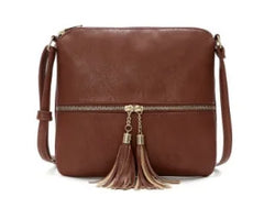 Vintage Tassels Shoulder Bag Retro Crossbody Bag Patchwork