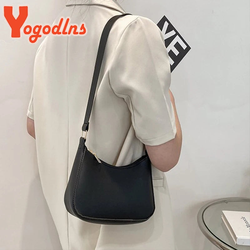 Women Casual Shoulder Bag Underarm Handbag