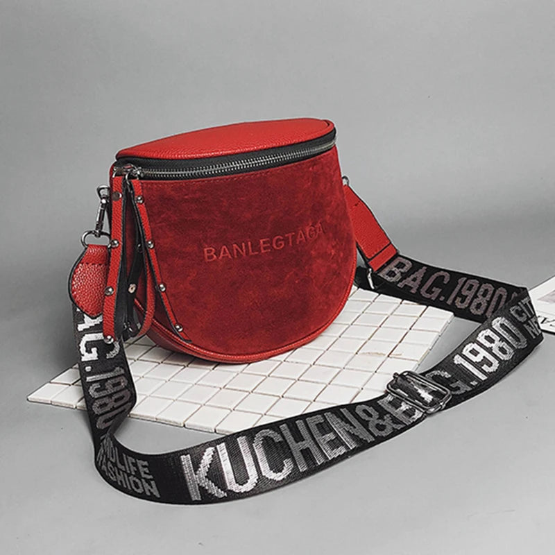Small Vintage Saddle Shoulder Bag Crossbody Tote Bag
