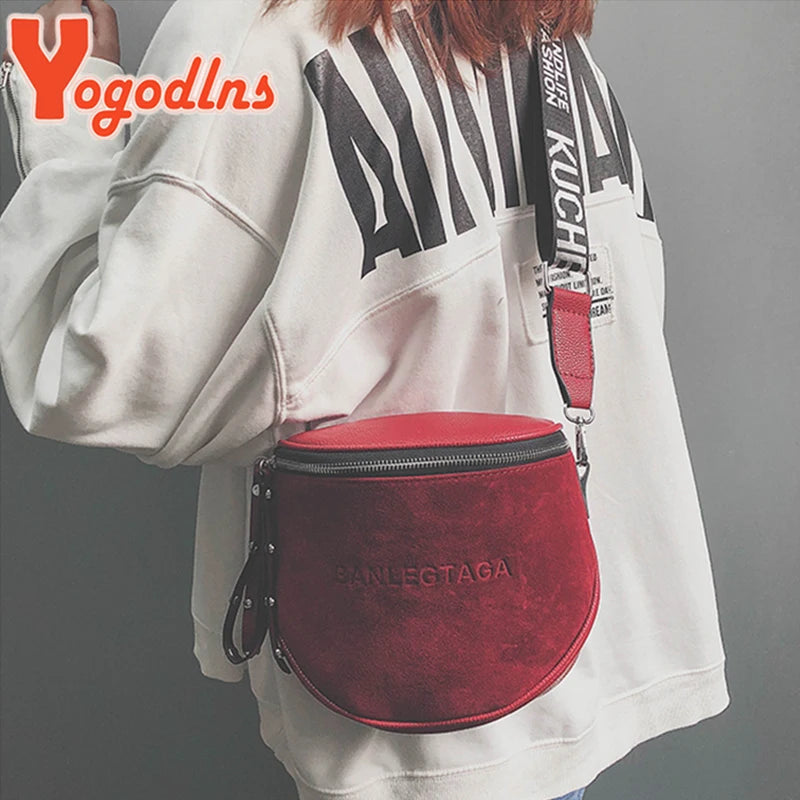 Small Vintage Saddle Shoulder Bag Crossbody Tote Bag