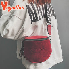 Small Vintage Saddle Shoulder Bag Crossbody Tote Bag