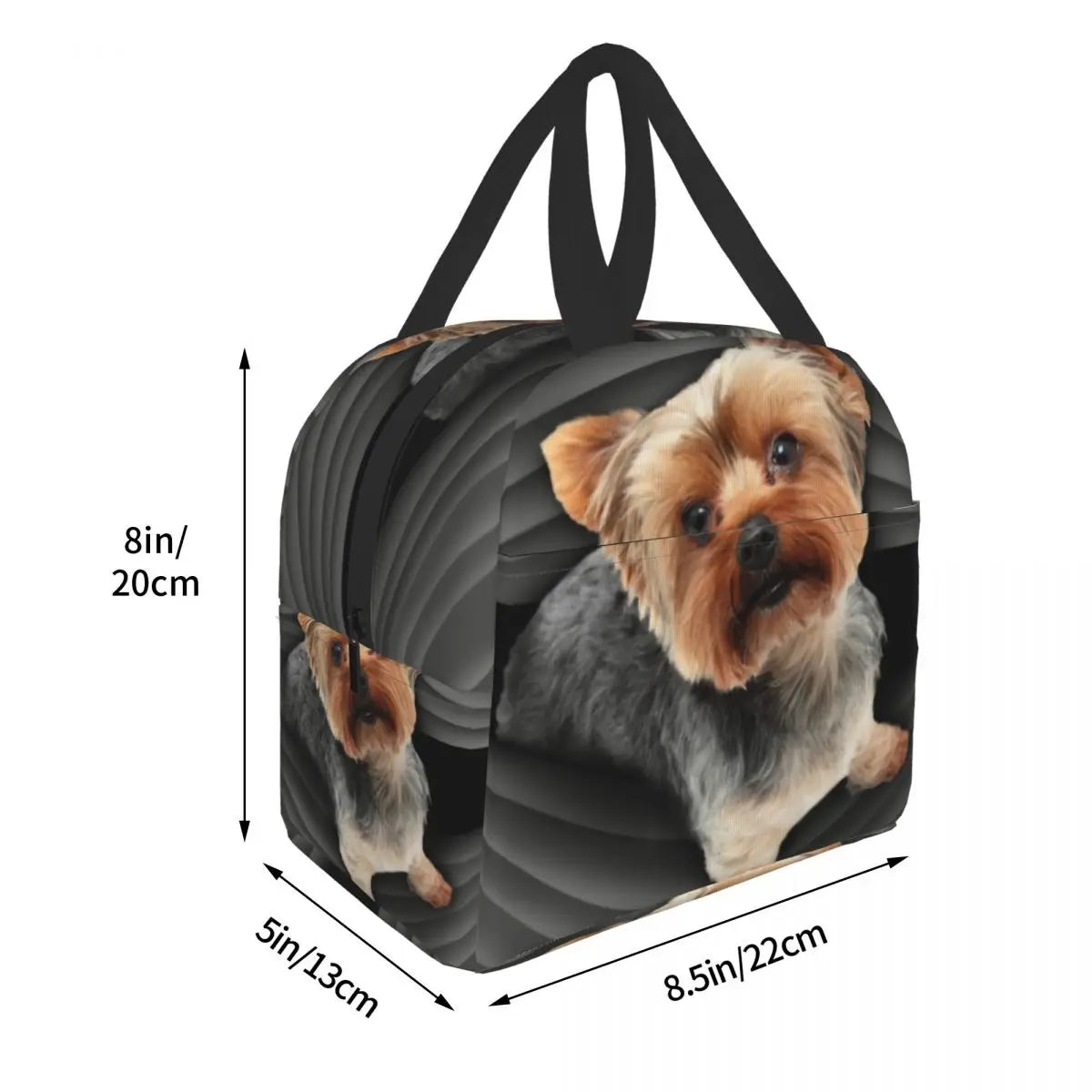 Yorkshire Terrier Insulated Lunch Bag for School Office Leakproof