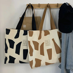 Eco Reusable Foldable Shoulder Bag Large Handbag Tote Women Shopper Zipper