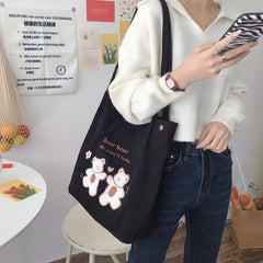 Winter Bear Shoulder Bag for Women