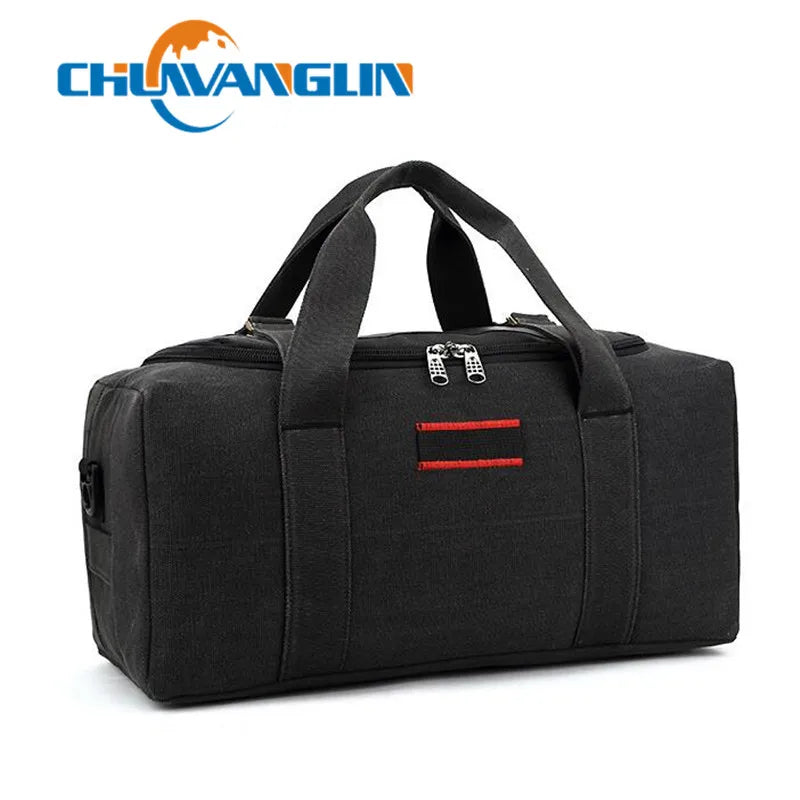 Large Capacity Canvas Duffle Bag for Travel Waterproof