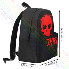 Zero Skateboard Blood Skull Backpack: Large Capacity Beach & Gym Bag