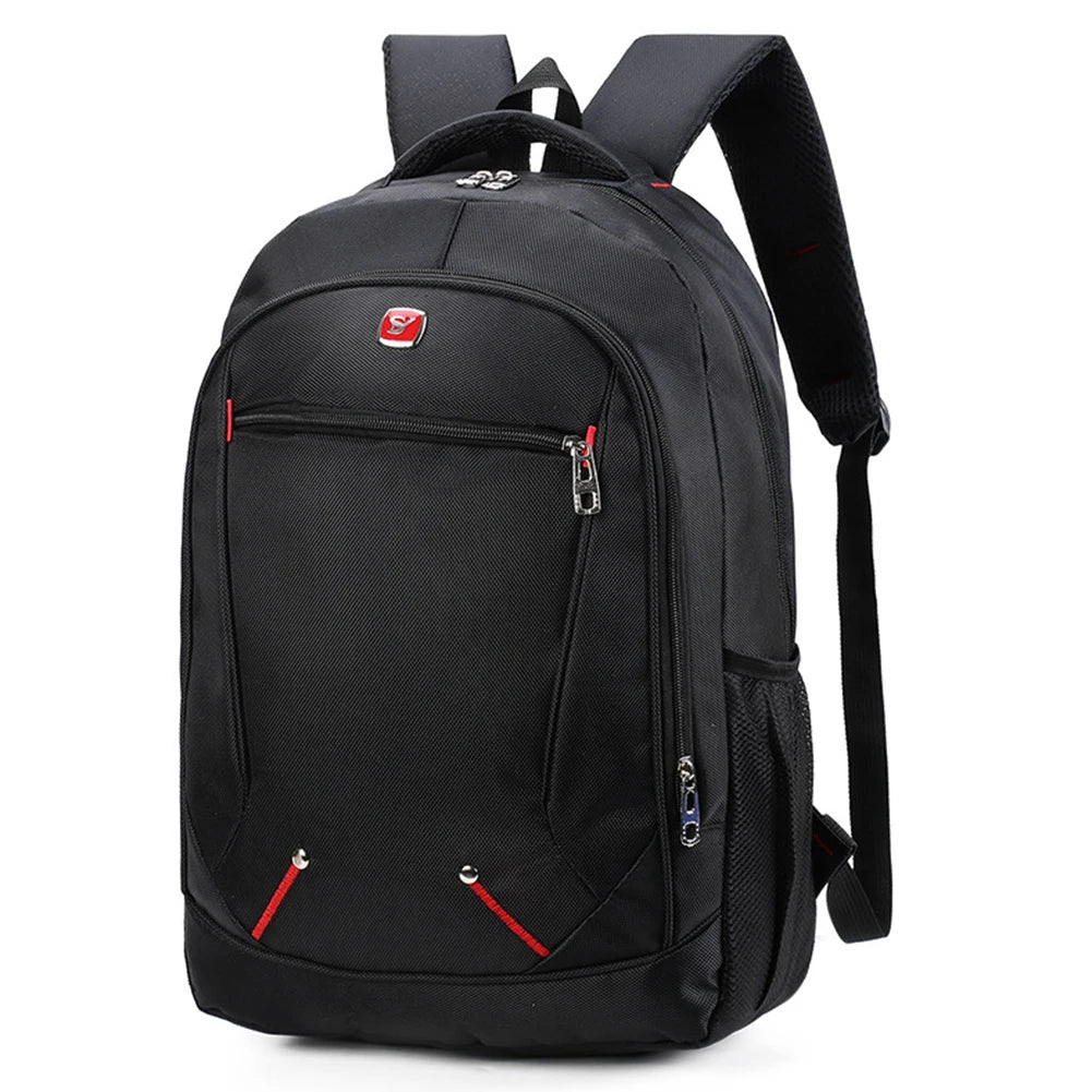 Large Capacity School Backpack Zipper Laptop Rucksack