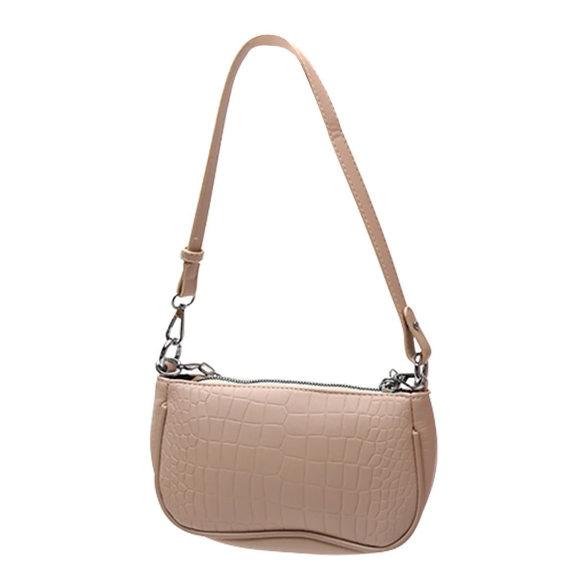 Small Retro Women Bag Handbag Chain Shoulder Street Travel Crocodile