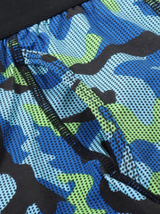 5pcs Boys Camo Boxer Briefs Soft Cotton Underwear Breathable Sport