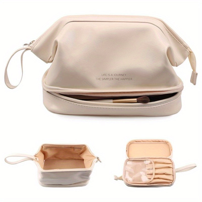 Double Layer Travel Cosmetics Wash Bag Portable Storage Bag