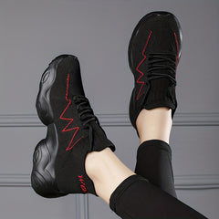 Mesh Breathable Sports Shoes Thick Sole Lightweight Sneakers