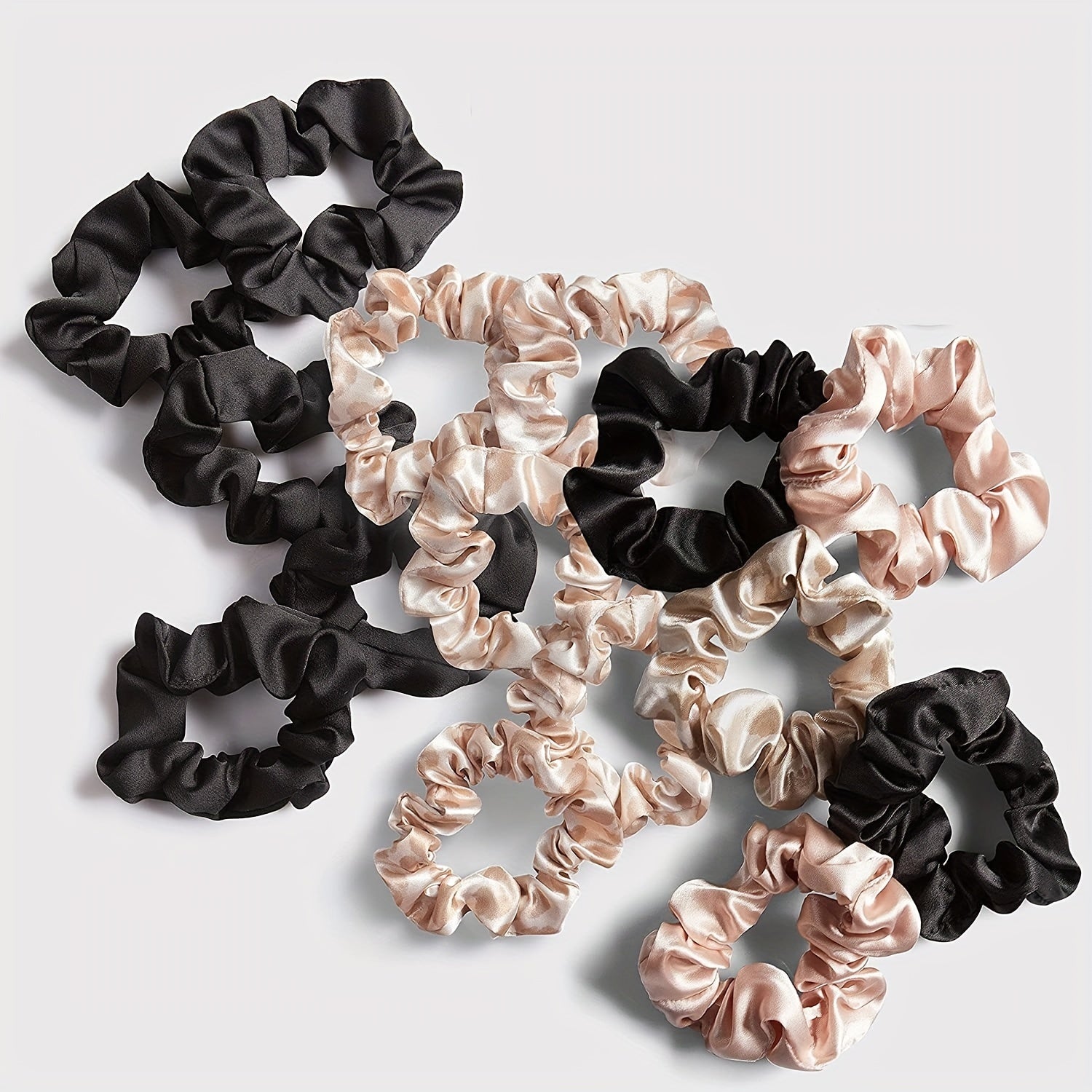 Satin Scrunchies Hair Tie Silky Hair Rope Ponytail Holder Hair Accessories