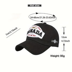 Maple Leaf 1945 Baseball Cap with CANADA Embroidery