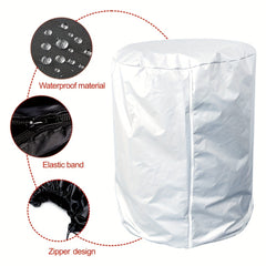 Car Spare Tire Cover Sun Rain Frost Snow Protection Zipper Tire Cover
