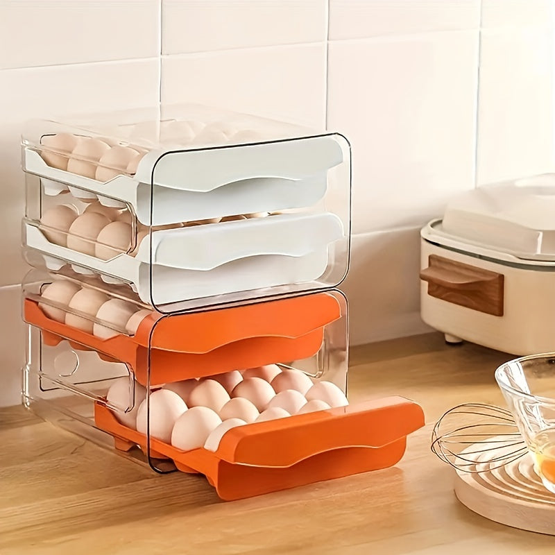 Refrigerator Egg Storage Box Double Layer Holder