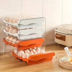 Refrigerator Egg Storage Box Double Layer Holder