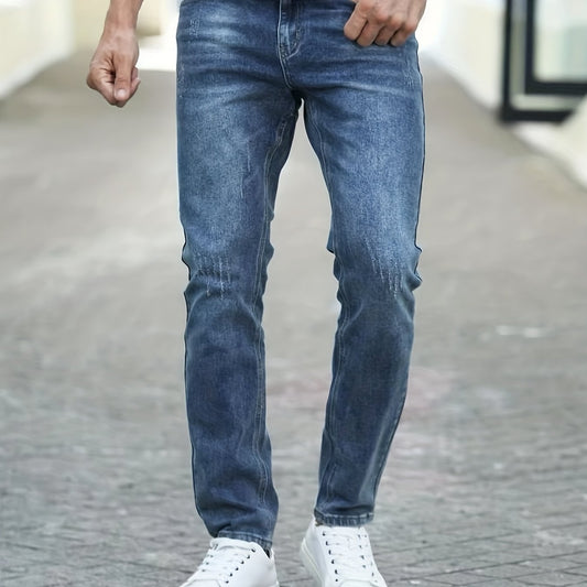 Men's Slim Fit Stretch Washed Jeans