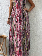  Summer Dress Women's V Neck Medium Stretch M