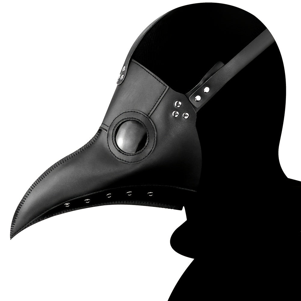 Men's Steampunk Halloween Plague Bird Mouth Doctor Mask Headgear