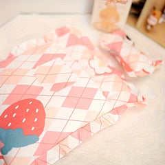 Mini Quilt & Pillow Set for 6-9in Dolls