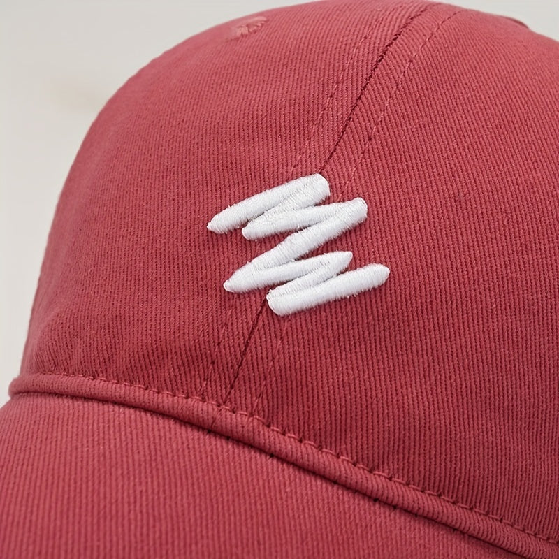 Embroidery Baseball Cap Solid Casual Dad Hat Unisex Adjustable Sun Hats