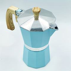 9 15oz Classic Retro Style Aluminum Alloy Coffee Pot For Travel