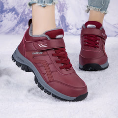 Warm Winter Snow Boots Fur Lined Slip Resistant