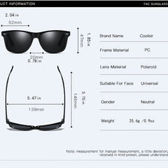 Classic Polarized Sunglasses for Women Men Vintage Sun Shades