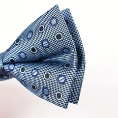 Men's Polka Dot Circle Bow Tie Classic Bow Tie Collar Flower