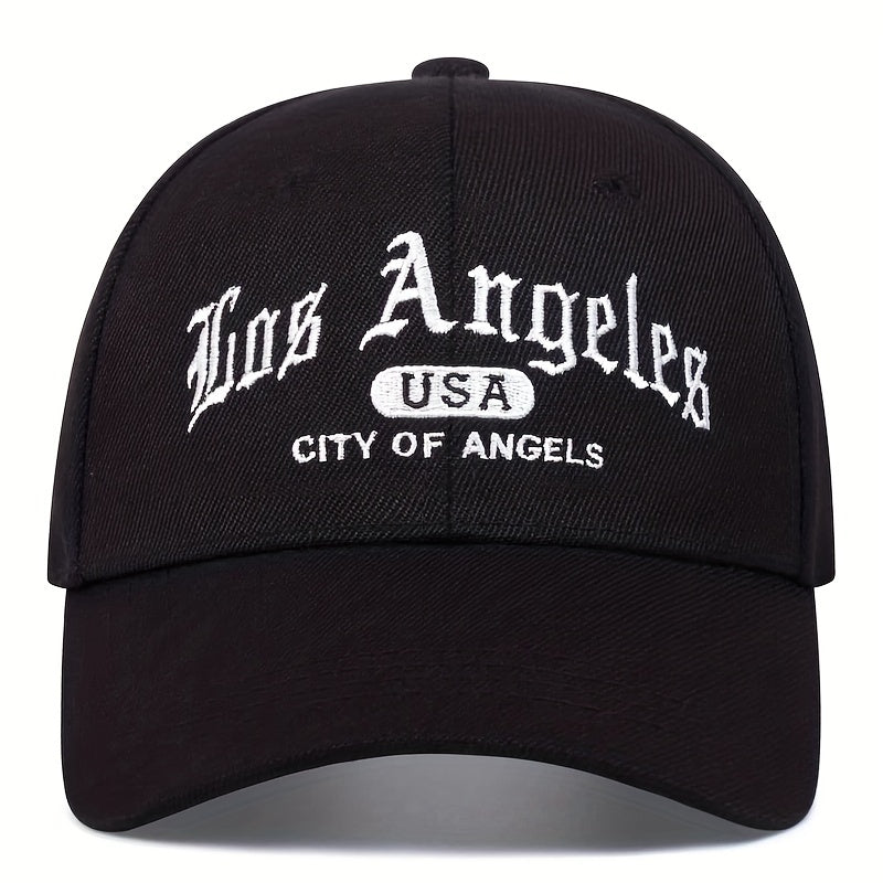 LOS ANGELES Embroidery Baseball Cap Lightweight Adjustable Sun Hat