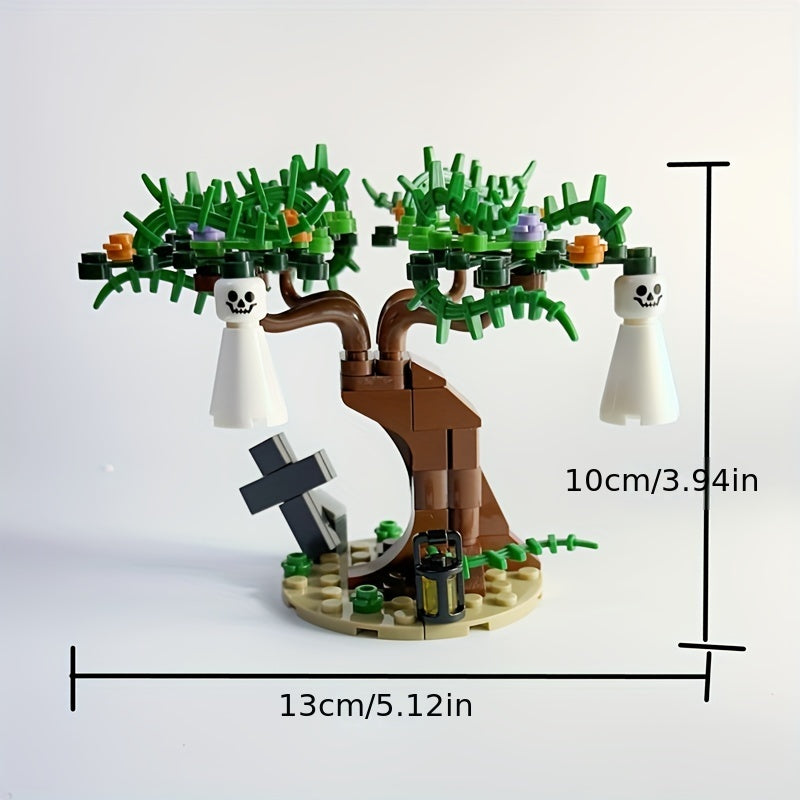 Halloween Pumpkin & Skull Blocks Model Toy Ornaments