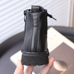 Girls Ankle High Zipper Boots for Parties