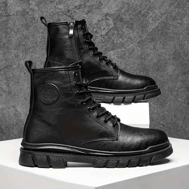 Men's Lace up Ankle Boots Casual Walking Shoes