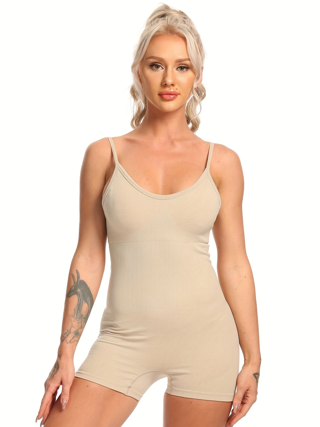 Cami Yoga Romper Seamless Bodysuit Jumpsuit Women's Activewear