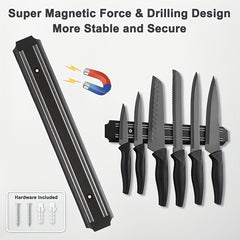 Magnetic Holder Wall Mounted Aluminum Kitchen Tools Organizer